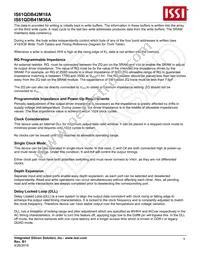 IS61QDB42M18A-333M3LI Datasheet Page 5