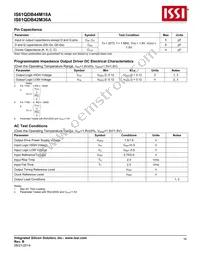 IS61QDB44M18A-300M3L Datasheet Page 16