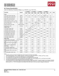 IS61QDB44M18A-300M3L Datasheet Page 18