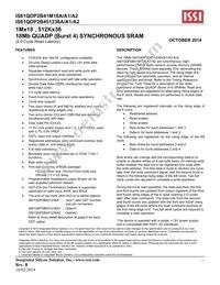 IS61QDP2B451236A-400M3L Datasheet Cover