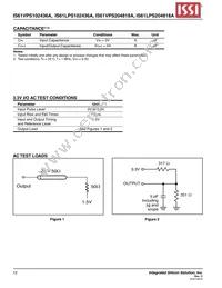 IS61VPS102436A-166TQL-TR Datasheet Page 12