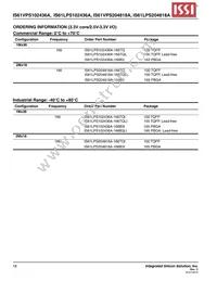 IS61VPS102436A-166TQL-TR Datasheet Page 18