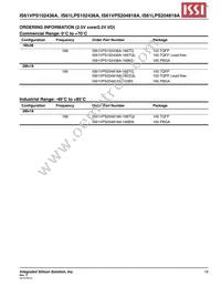 IS61VPS102436A-166TQL-TR Datasheet Page 19