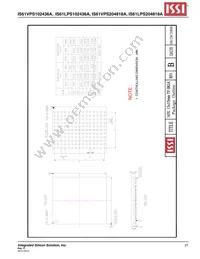 IS61VPS102436A-166TQL-TR Datasheet Page 21