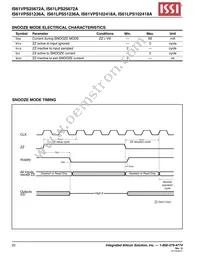 IS61VPS51236A-250B3I Datasheet Page 20
