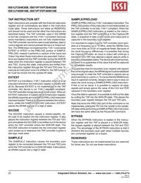 IS61VVF409618B-7.5TQL Datasheet Page 22