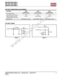 IS61WV102416ALL-20MI-TR Datasheet Page 7