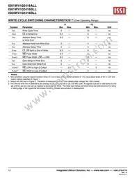 IS61WV102416ALL-20MI-TR Datasheet Page 12