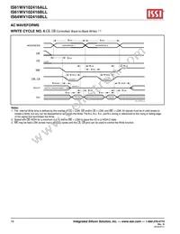IS61WV102416ALL-20MI-TR Datasheet Page 16