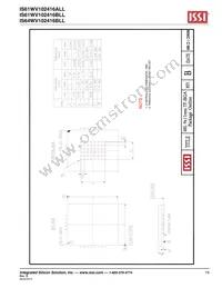IS61WV102416ALL-20MI-TR Datasheet Page 19
