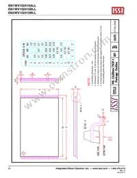 IS61WV102416ALL-20MI-TR Datasheet Page 20