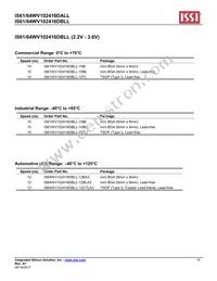 IS61WV102416DALL-10TLI-TR Datasheet Page 15