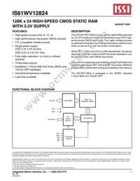 IS61WV12824-8BL Datasheet Cover