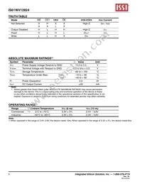 IS61WV12824-8BL Datasheet Page 4