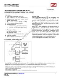 IS61WV204816ALL-10TLI Datasheet Cover