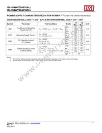 IS61WV204816ALL-10TLI Datasheet Page 7