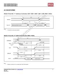 IS61WV204816ALL-10TLI Datasheet Page 9