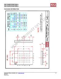 IS61WV204816ALL-10TLI Datasheet Page 16