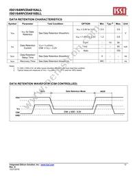 IS61WV204816BLL-10TLI Datasheet Page 13