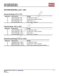 IS61WV204816BLL-10TLI Datasheet Page 15