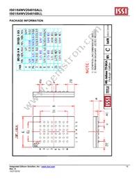 IS61WV204816BLL-10TLI Datasheet Page 16