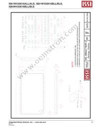 IS61WV25616BLL-10BI Datasheet Page 21