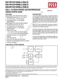 IS61WV3216DBLL-10TLI Datasheet Cover