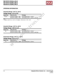 IS61WV51232BLL-10BLI Datasheet Page 18