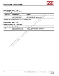 IS62C10248AL-55TLI Datasheet Page 12