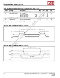 IS62C51216AL-55TLI-TR Datasheet Page 12