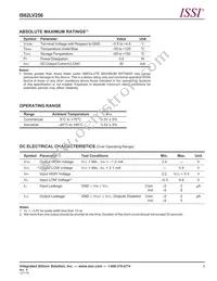 IS62LV256-70UI-TR Datasheet Page 3