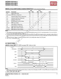 IS62WV102416BLL-25MI-TR Datasheet Page 11