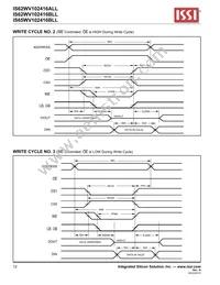 IS62WV102416BLL-25MI-TR Datasheet Page 12