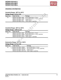 IS62WV102416BLL-25MI-TR Datasheet Page 15