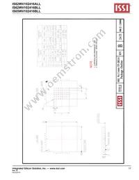 IS62WV102416BLL-25MI-TR Datasheet Page 17