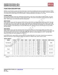 IS62WV102416GALL-55TLI Datasheet Page 3