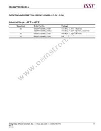 IS62WV10248BLL-55BI-TR Datasheet Page 11