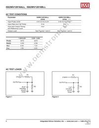 IS62WV12816ALL-70BLI Datasheet Page 6