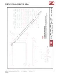IS62WV12816ALL-70BLI Datasheet Page 17