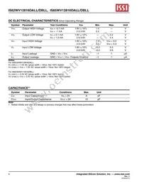 IS62WV12816DBLL-45TLI-TR Datasheet Page 4