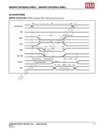 IS62WV12816DBLL-45TLI-TR Datasheet Page 13