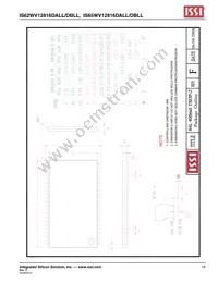 IS62WV12816DBLL-45TLI-TR Datasheet Page 19