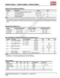 IS62WV1288BLL-55TI-TR Datasheet Page 3