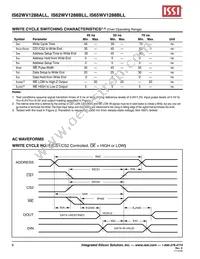 IS62WV1288BLL-55TI-TR Datasheet Page 8