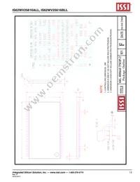 IS62WV25616BLL-55TI-TR Datasheet Page 13