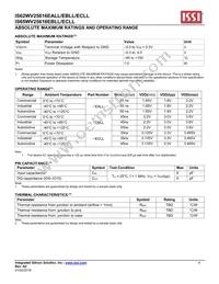 IS62WV25616EALL-55BLI Datasheet Page 4