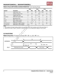 IS62WV2568DBLL-45HLI-TR Datasheet Page 6