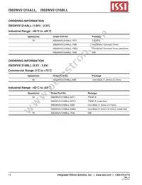 IS62WV51216BLL-55BI-TR Datasheet Page 14