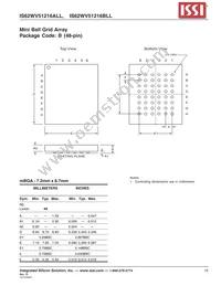 IS62WV51216BLL-55BI-TR Datasheet Page 15