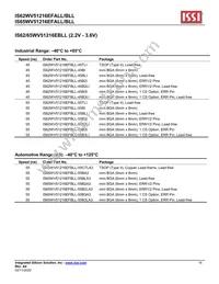 IS62WV51216EFBLL-45BLI Datasheet Page 18